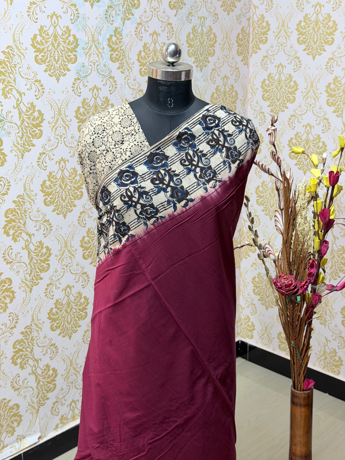 Kalamkari cottn Dyeing  S28