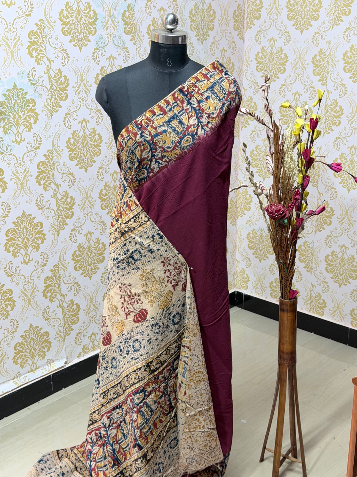 Kalamkari cottn Dyeing  S29