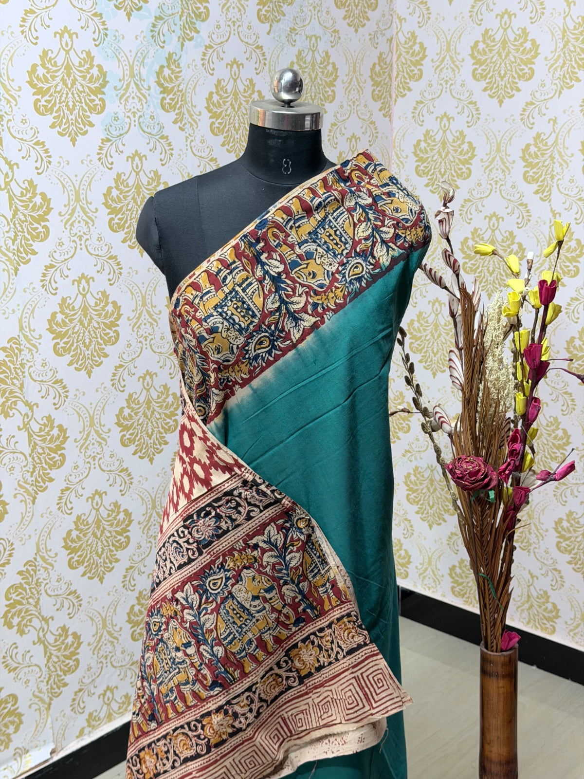 Kalamkari cottn Dyeing  S30