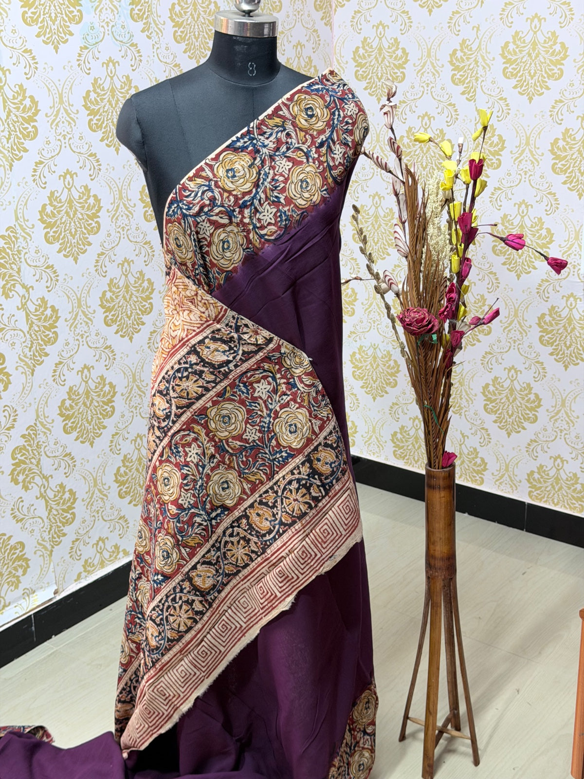 Kalamkari cottn Dyeing  S31