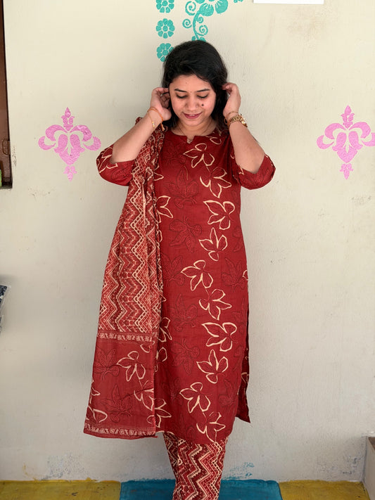 Petals Dupatta Sets  FDS194