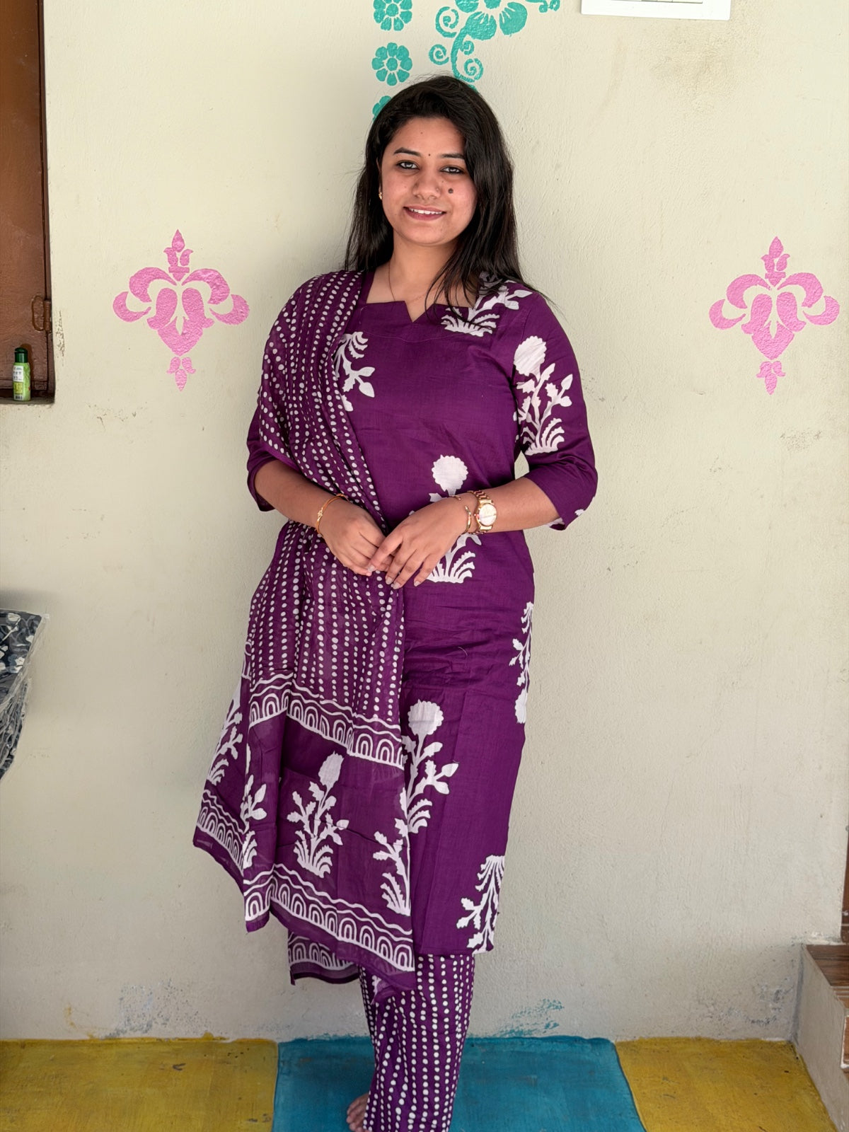 Petals Dupatta Sets  FDS196