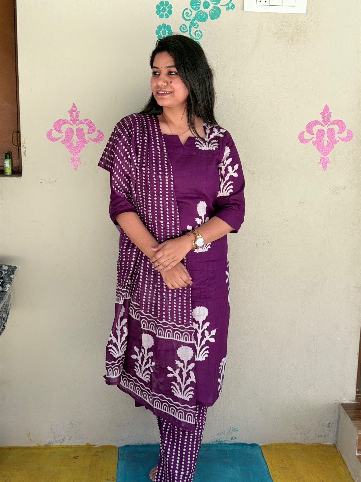 Petals Dupatta Sets  FDS196