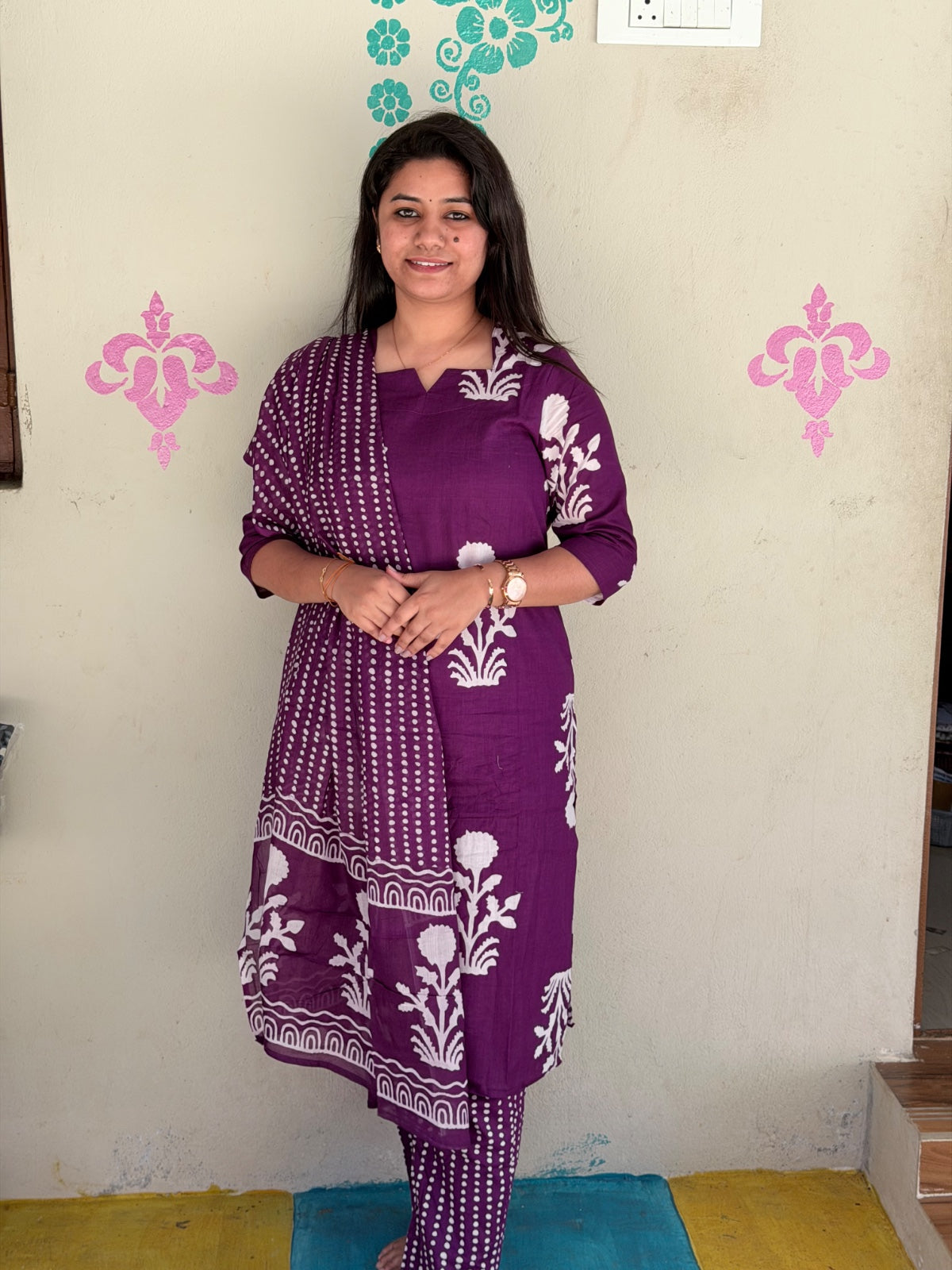 Petals Dupatta Sets  FDS196