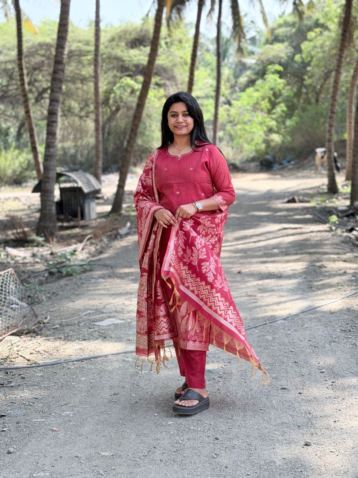 Budgeted Cotton 3 Piece Set - BC124