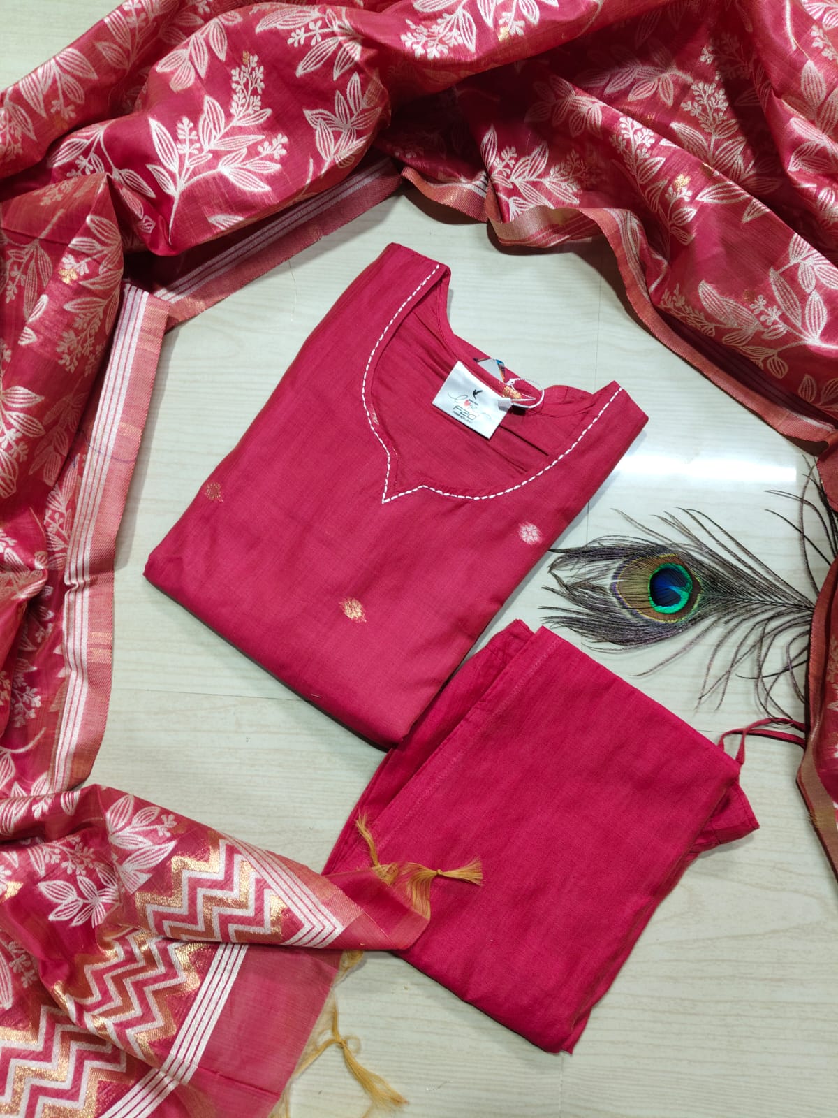 Budgeted Cotton 3 Piece Set - BC124