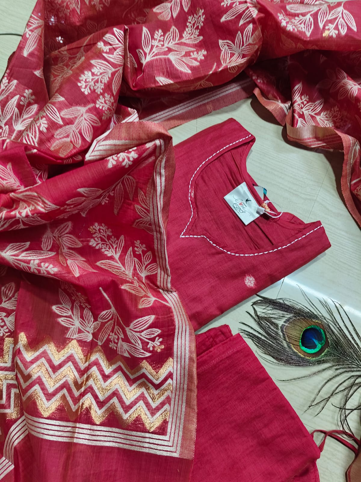 Budgeted Cotton 3 Piece Set - BC124