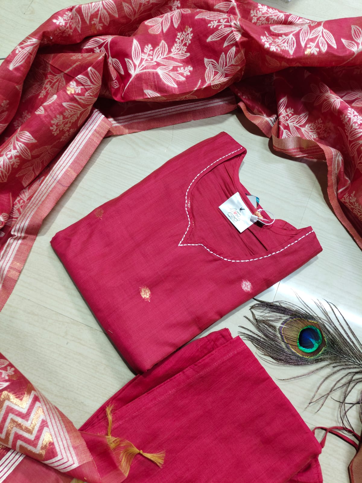 Budgeted Cotton 3 Piece Set - BC124