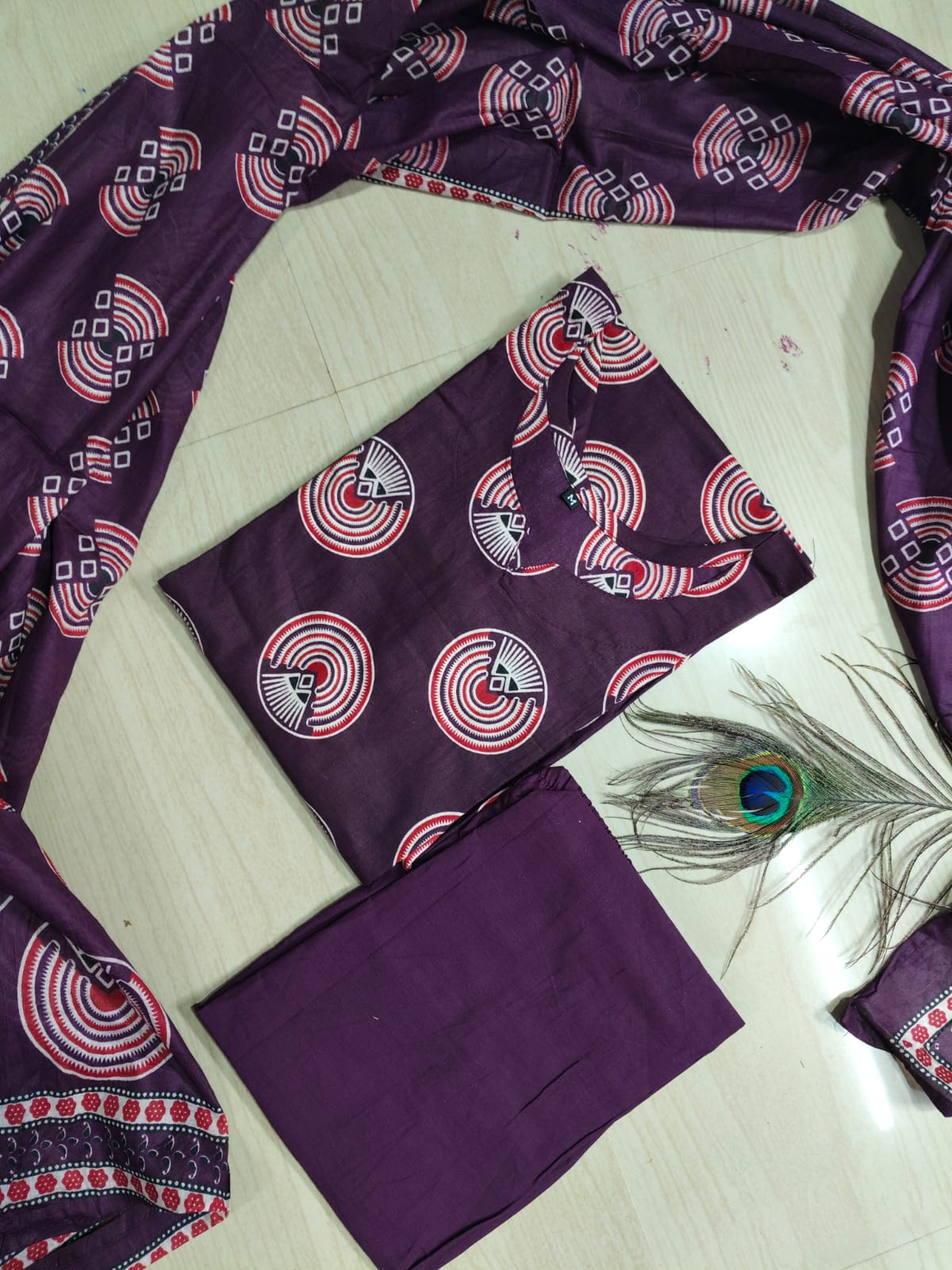 Petals Dupatta Sets  FDS219