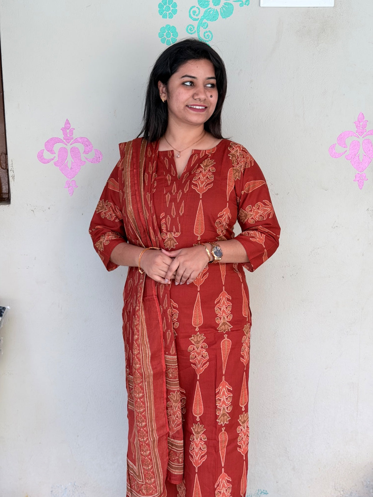 Petals Dupatta Sets  FDS214