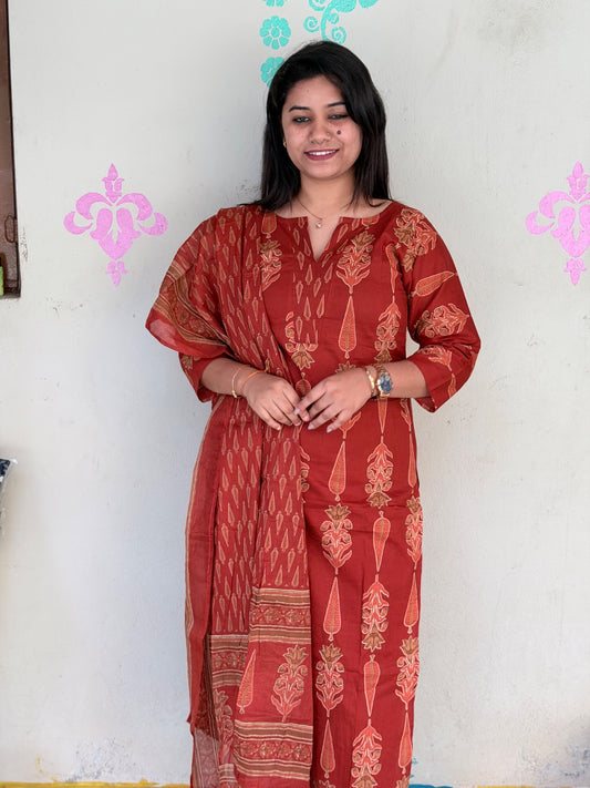 Petals Dupatta Sets  FDS214