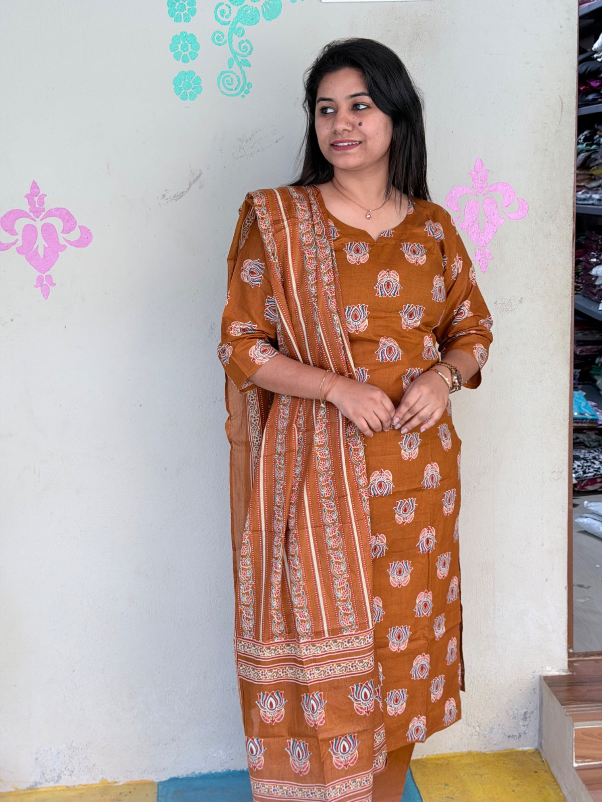 Petals Dupatta Sets  FDS226