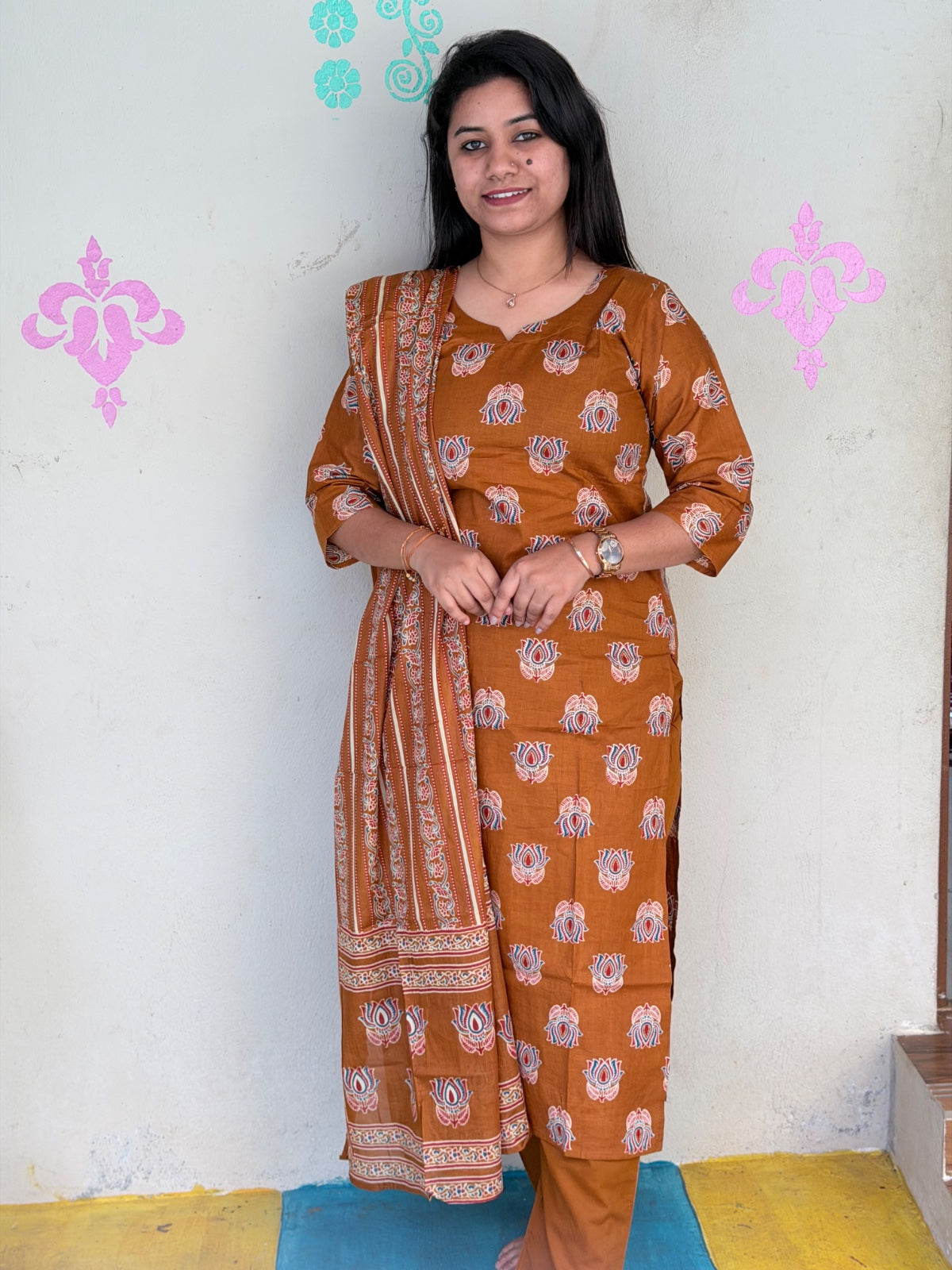 Petals Dupatta Sets  FDS226