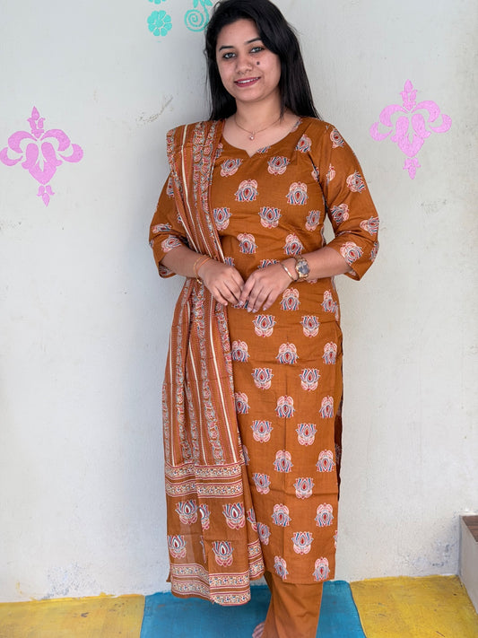 Petals Dupatta Sets  FDS226