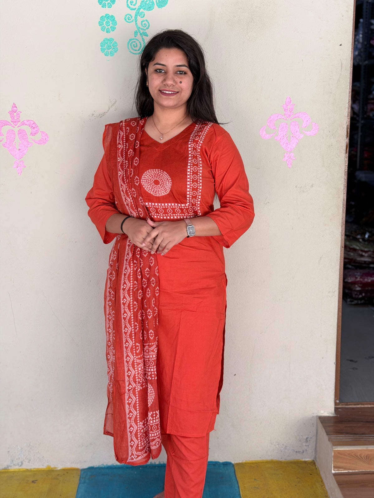 Jaipur Cotton Kurti Set - JKS01 (Check Our Size Chart Before Placing the Order)