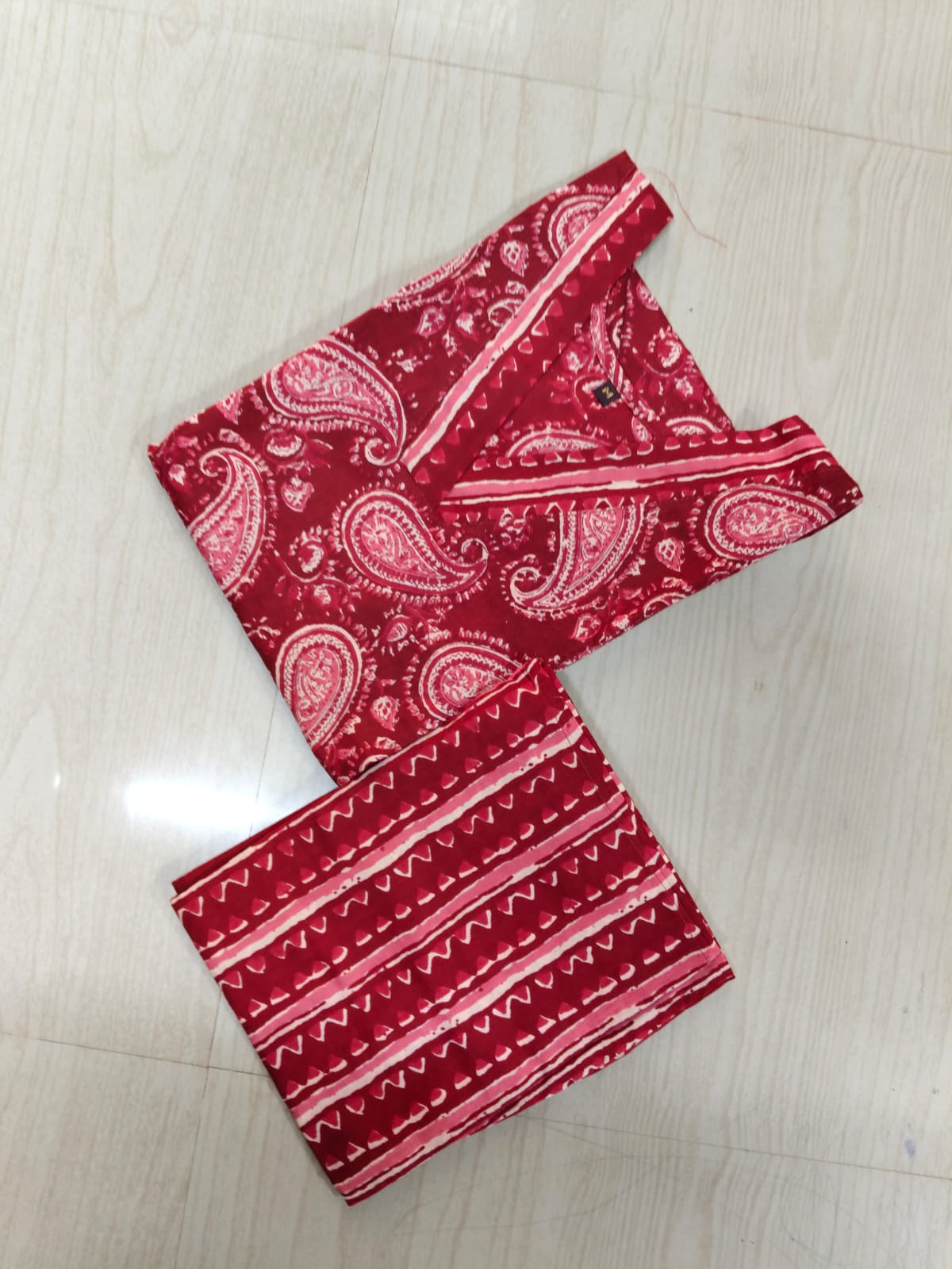 V neck Kurthi with Pant  ALN12