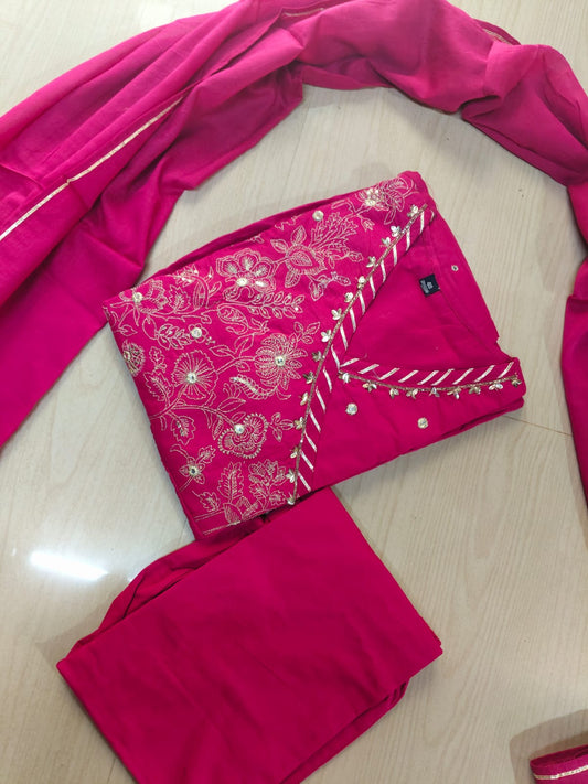 Cotton Floral Anarkali - CA04