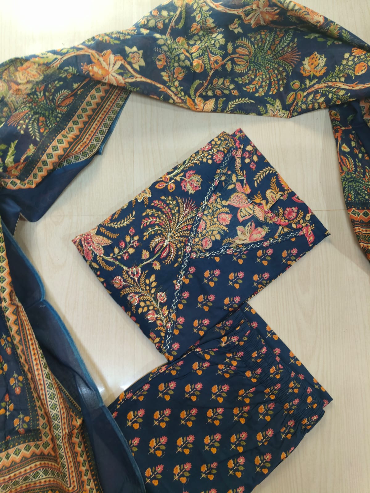 Cotton Floral Anarkali - CA31