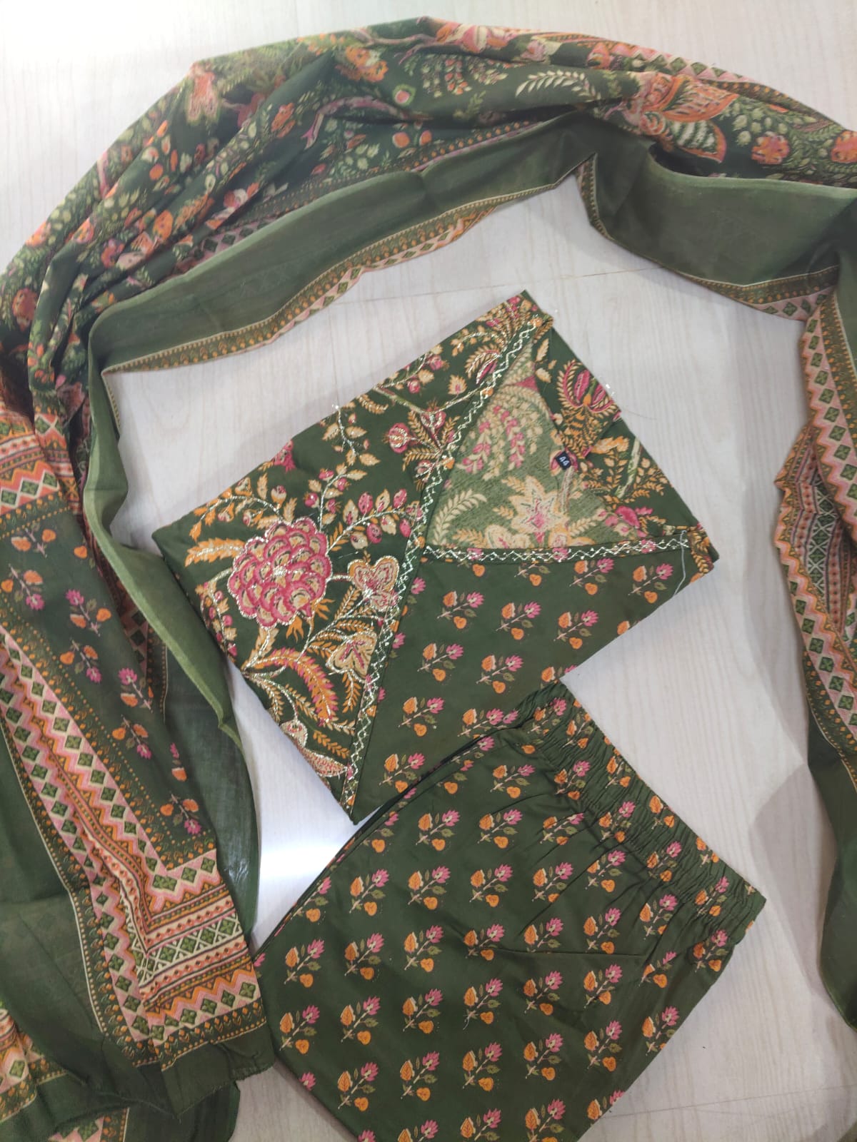 Cotton Floral Anarkali - CA35