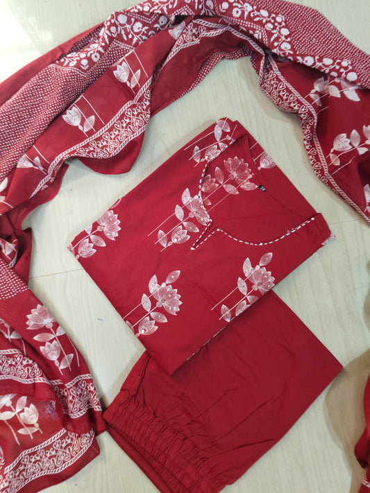Budgeted Cotton 3 Piece Set - BC53