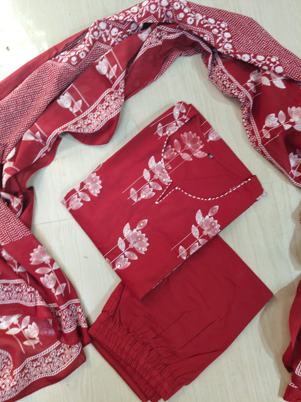 Budgeted Cotton 3 Piece Set - BC53