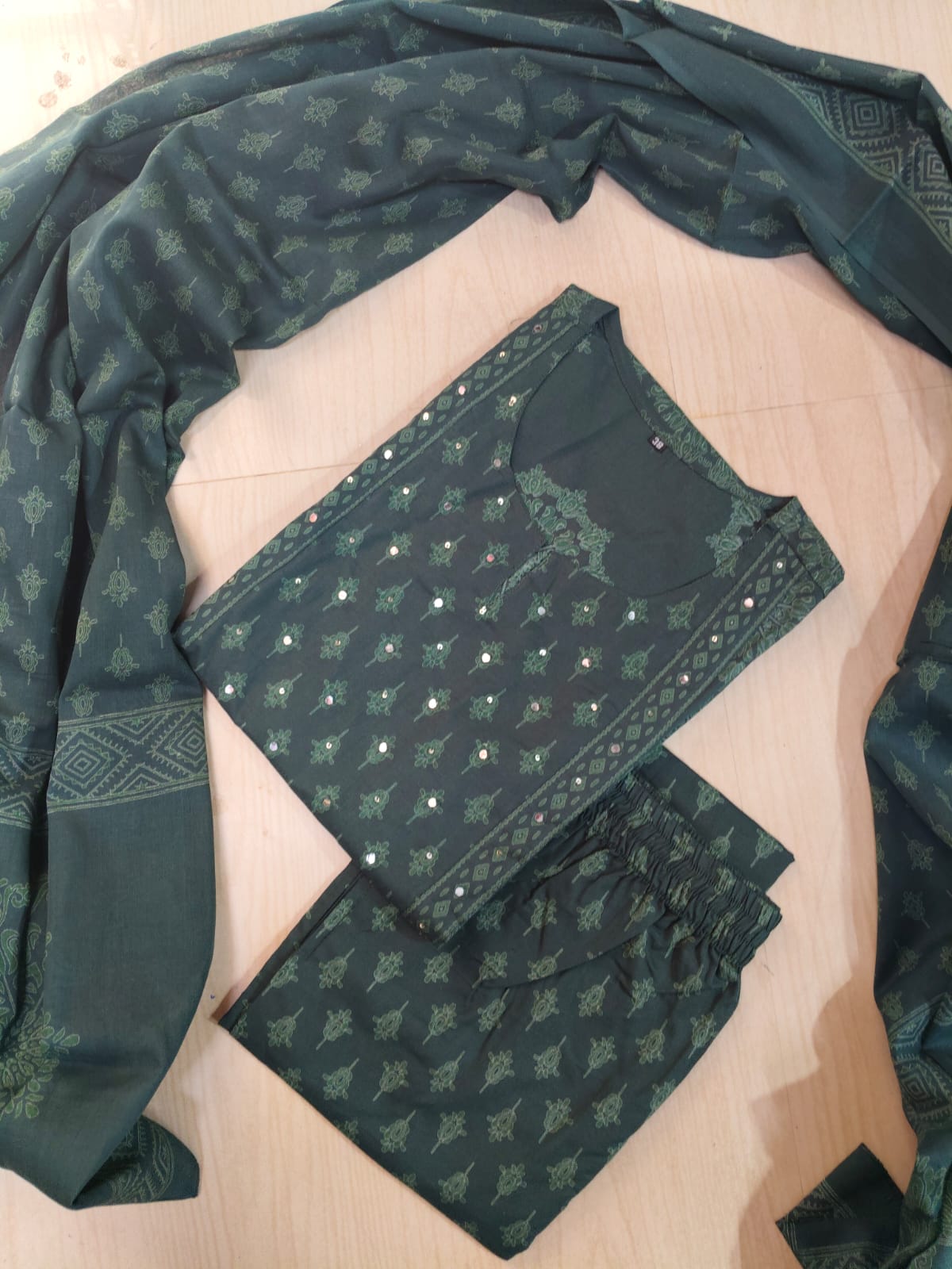 Budgeted Cotton 3 Piece Set - BC50