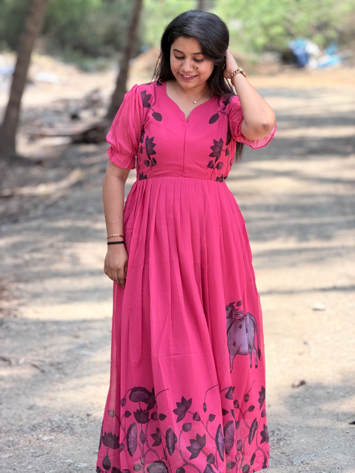 Georgette Feeding Frock GEF16