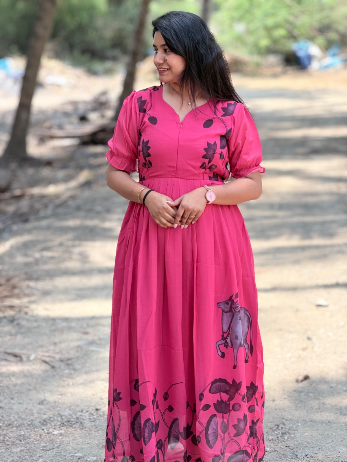 Georgette Feeding Frock GEF16