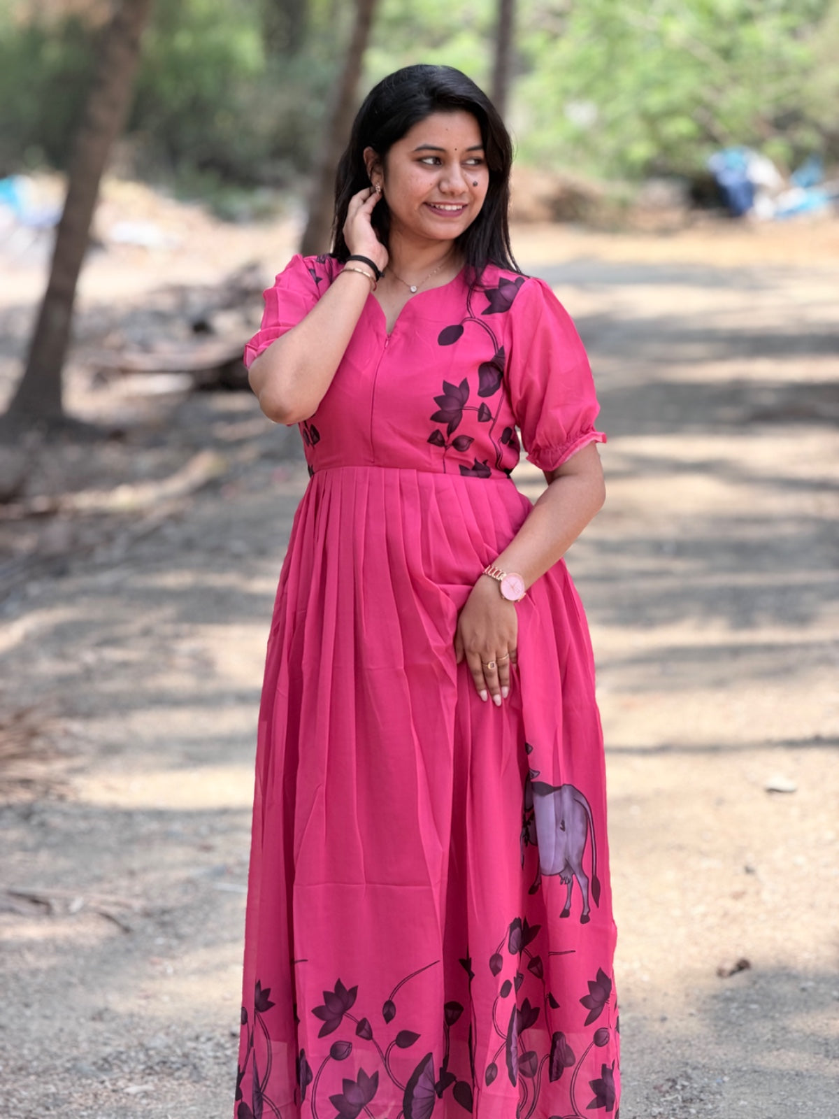 Georgette Feeding Frock GEF16