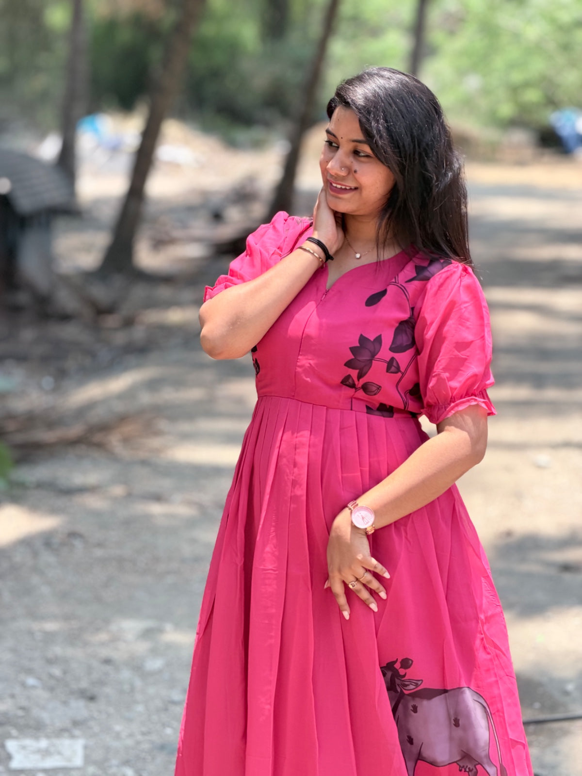 Georgette Feeding Frock GEF16