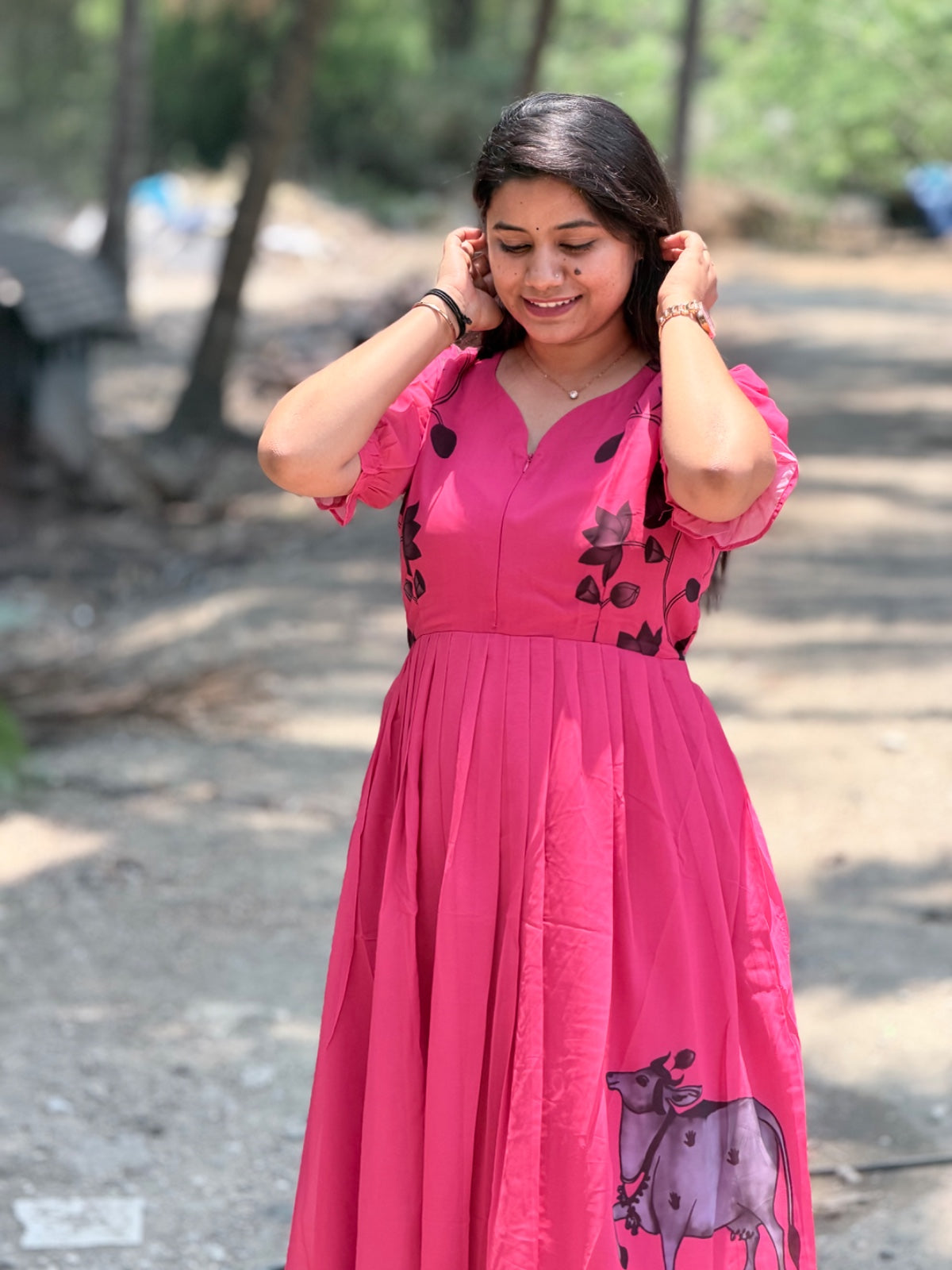 Georgette Feeding Frock GEF16