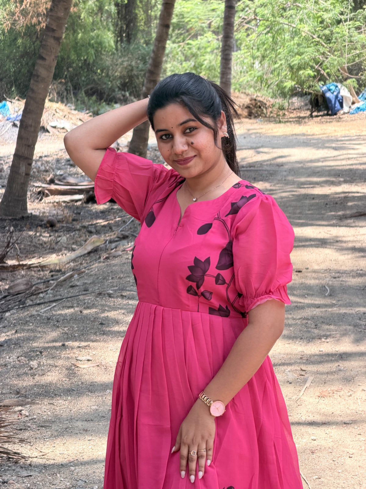 Georgette Feeding Frock GEF16