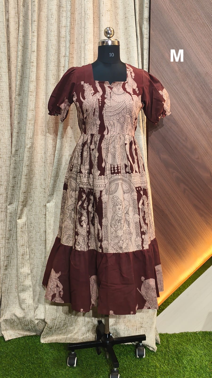 Kalamkari Anarkali Frock KAF18