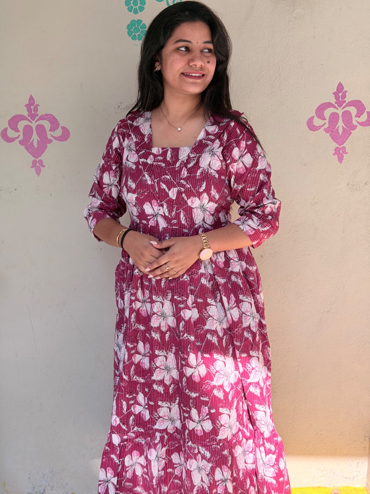 Cotton Kantha Frocks  CKF01