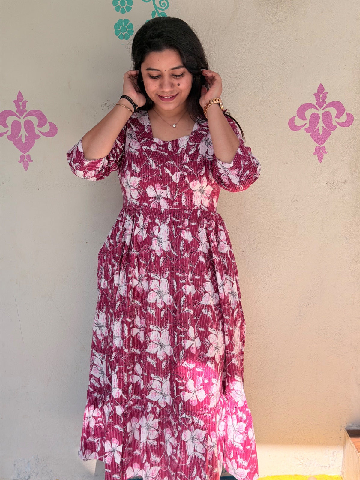 Cotton Kantha Frocks  CKF01