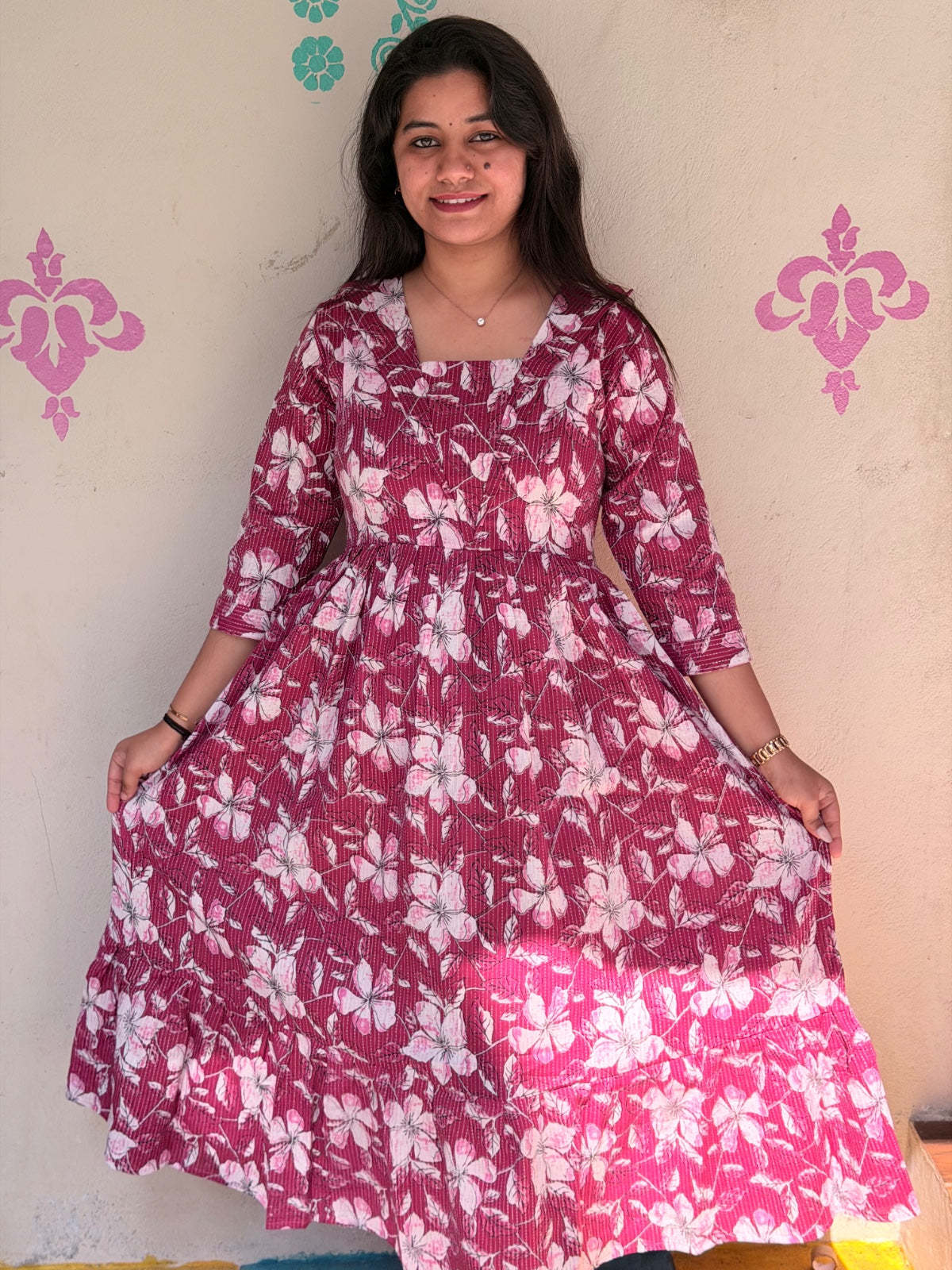 Cotton Kantha Frocks  CKF01