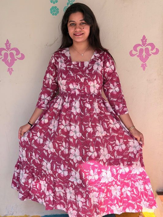 Cotton Kantha Frocks  CKF01