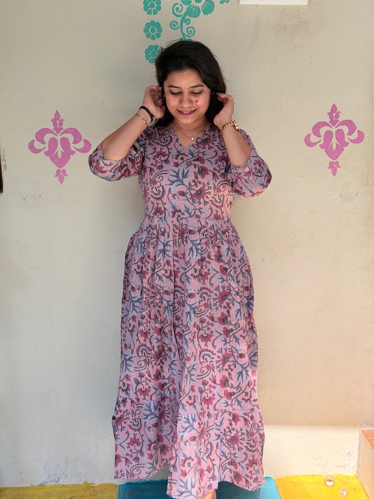 Cotton Kantha Frocks  CKF03