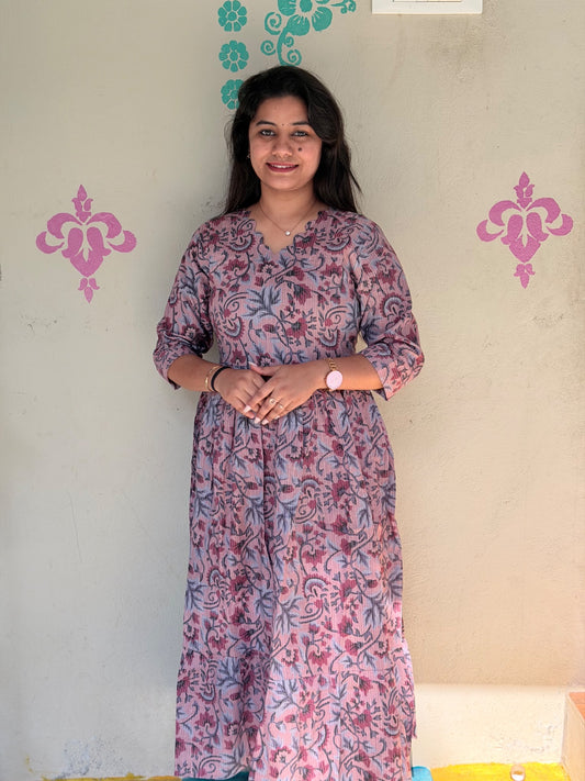Cotton Kantha Frocks  CKF03