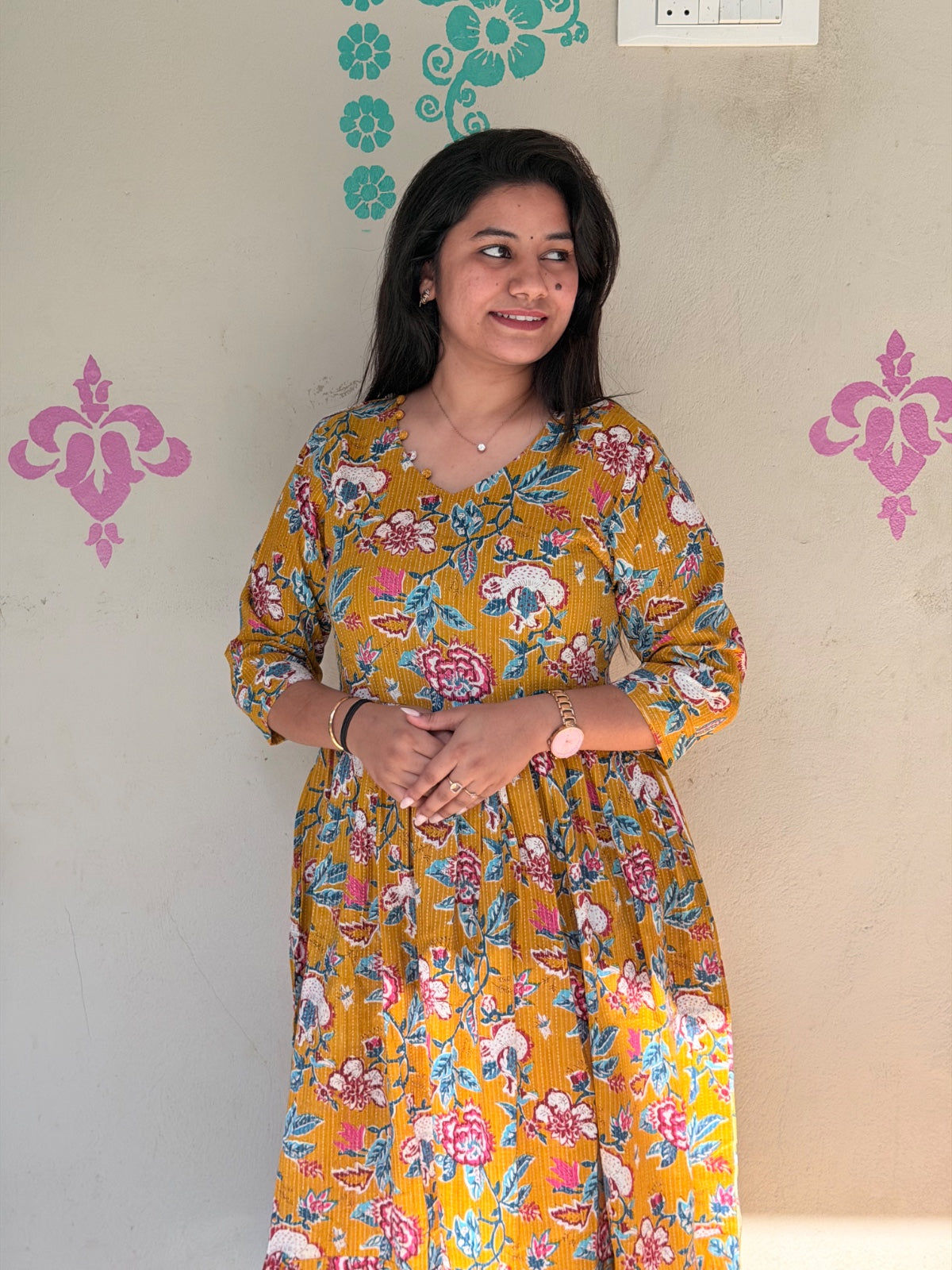 Cotton Kantha Frocks  CKF02