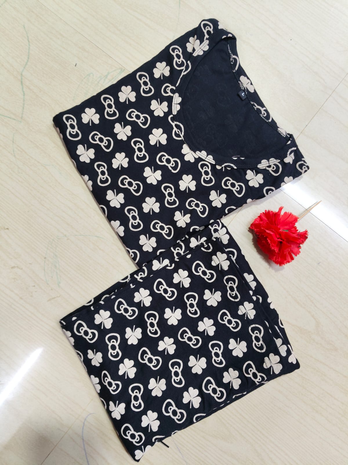 Night suits - NS241 - 3/ 4th pant