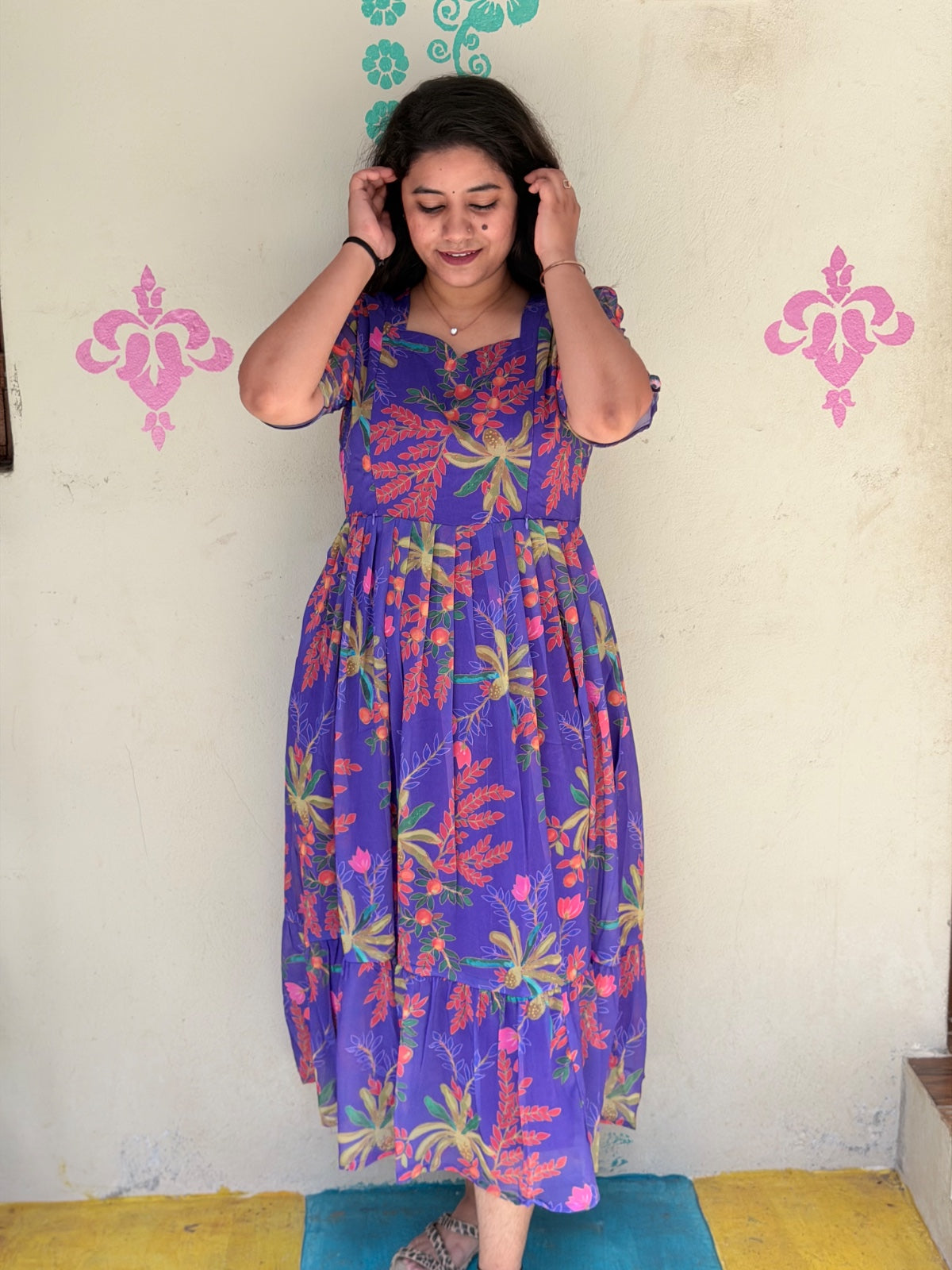 Georgette Feeding Frock GEF25