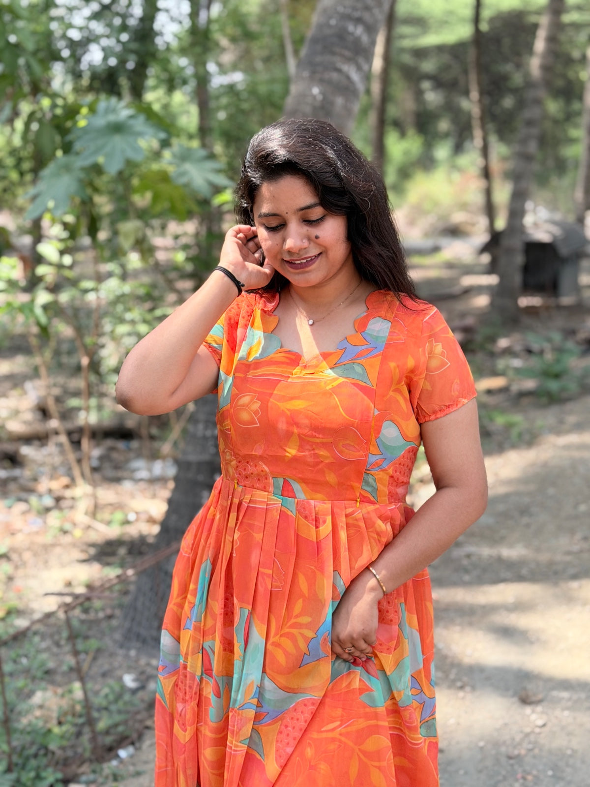 Georgette Feeding Frock GEF24