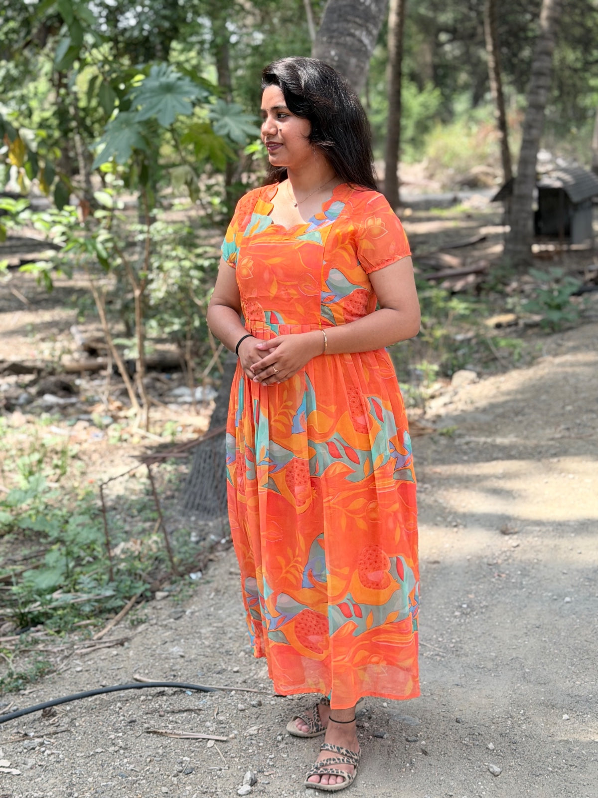 Georgette Feeding Frock GEF24