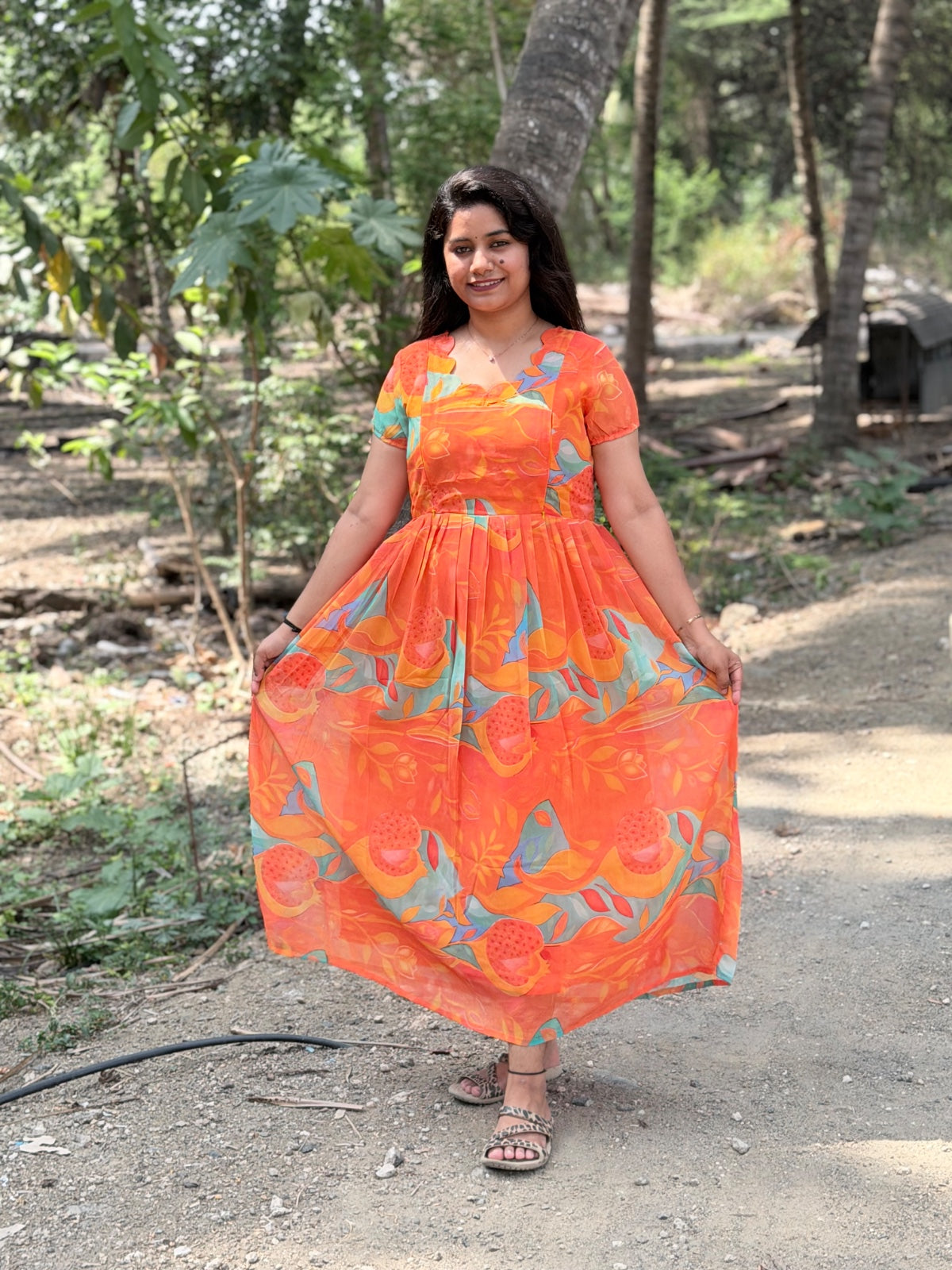 Georgette Feeding Frock GEF24