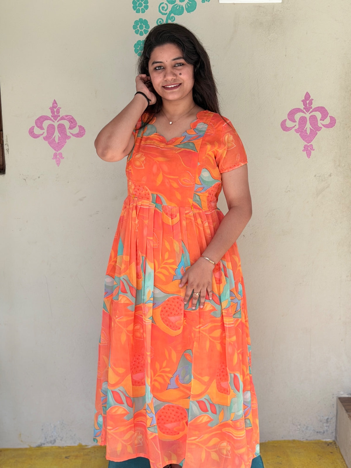 Georgette Feeding Frock GEF24