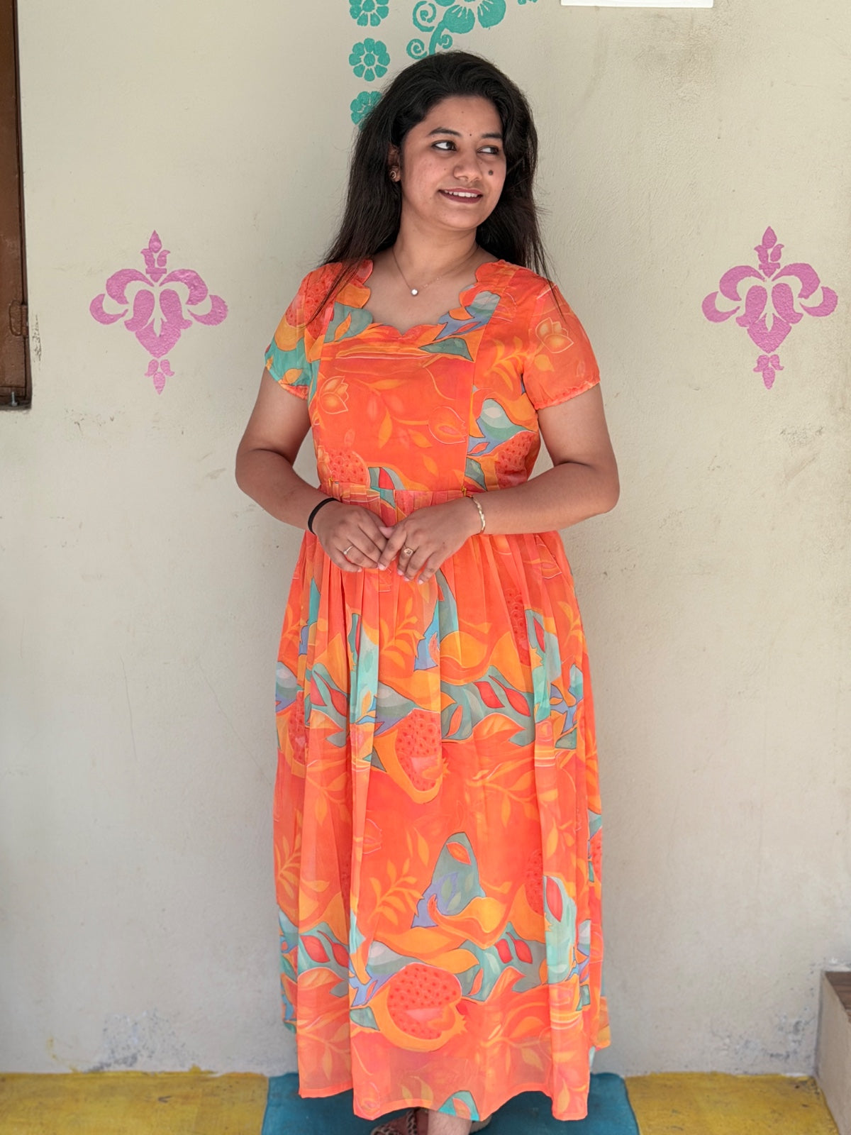 Georgette Feeding Frock GEF24
