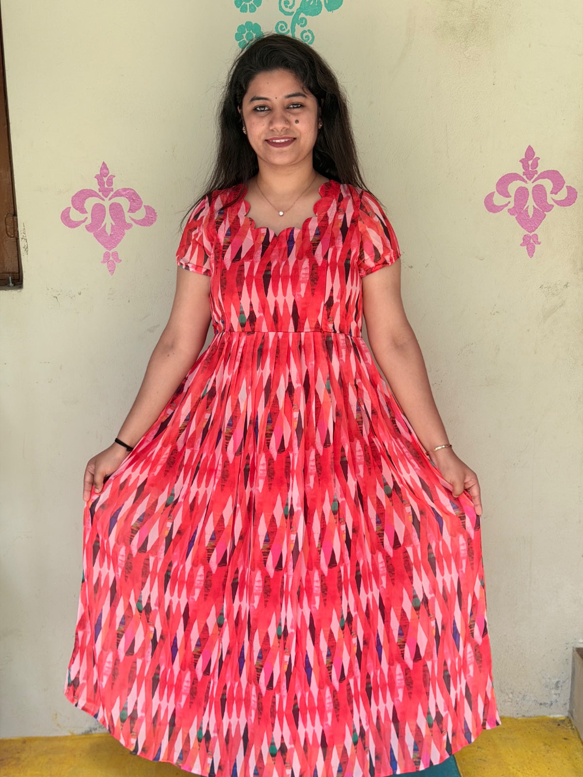 Georgette Feeding Frock GEF23