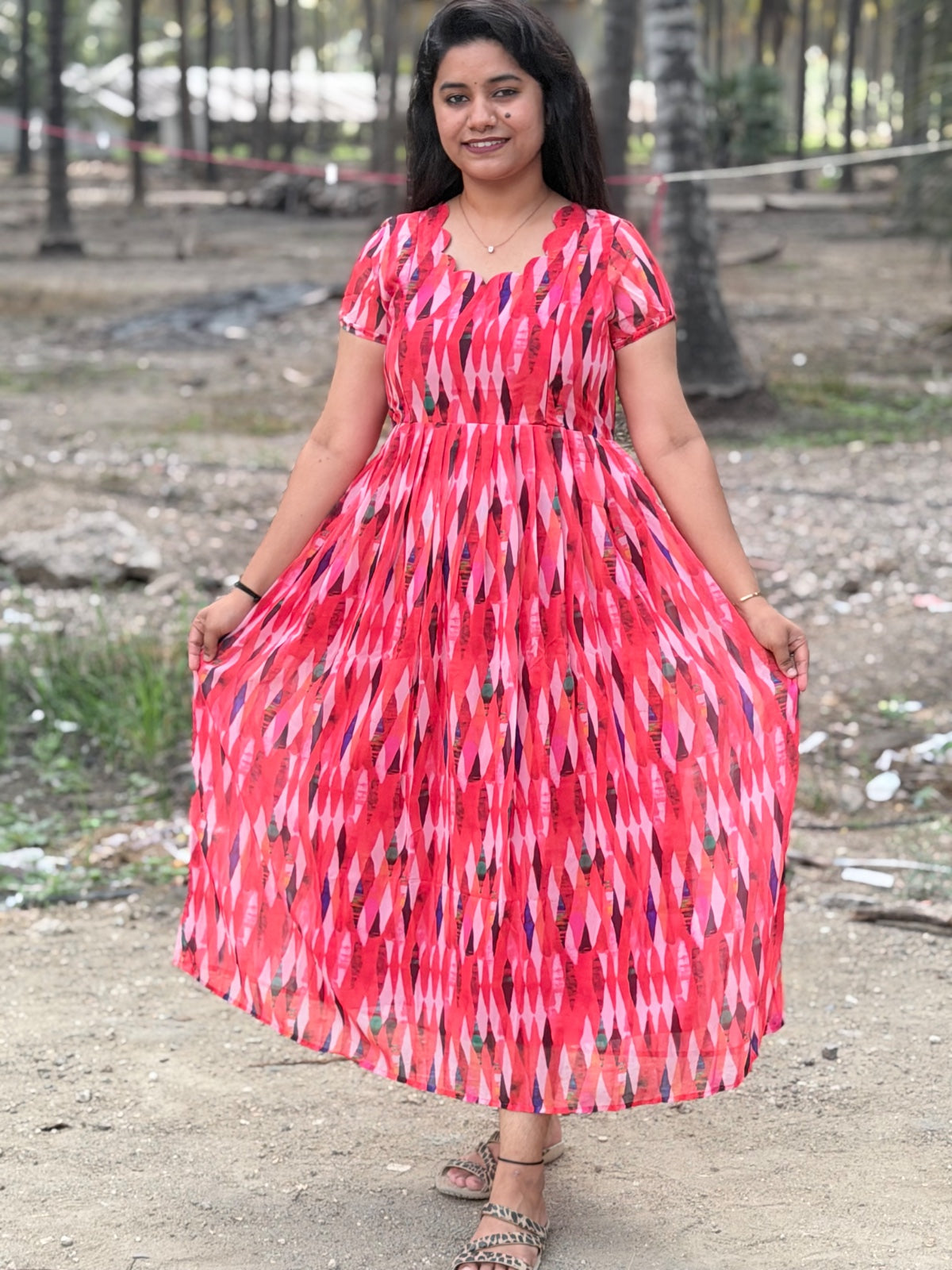 Georgette Feeding Frock GEF23