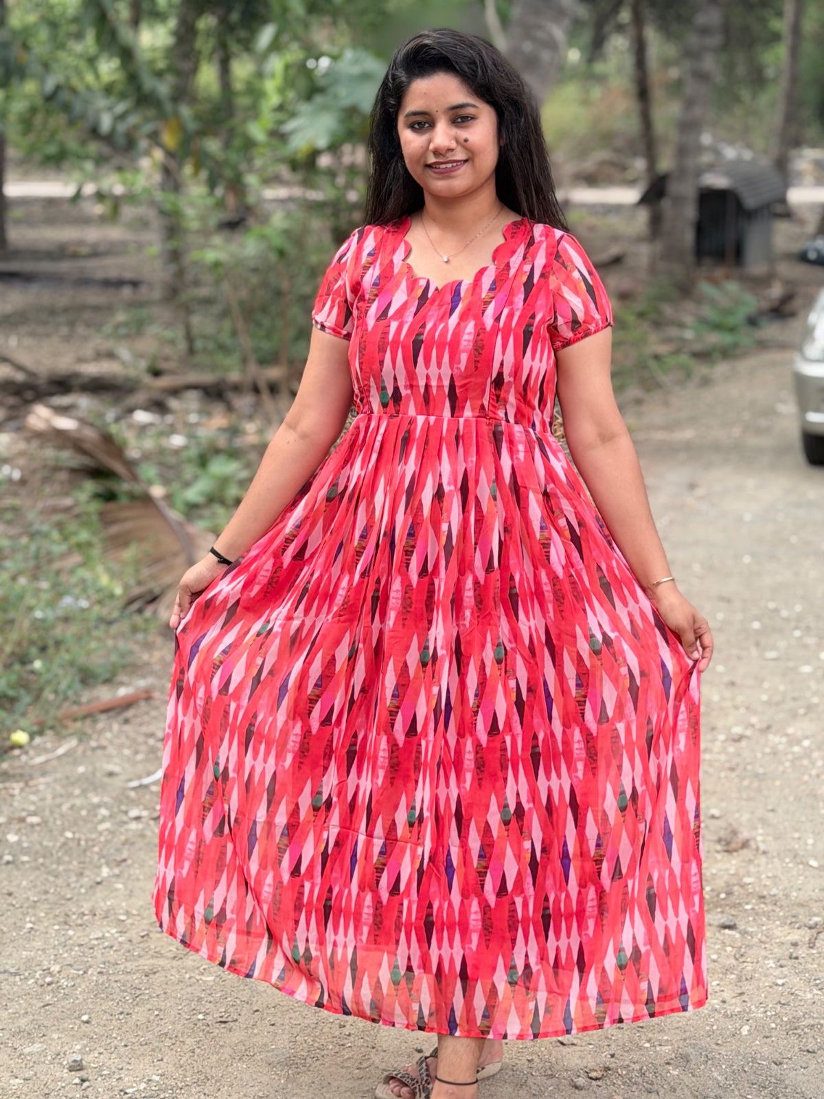 Georgette Feeding Frock GEF23